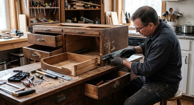 Cabinet Repair And Installation For Kitchens And Bathrooms