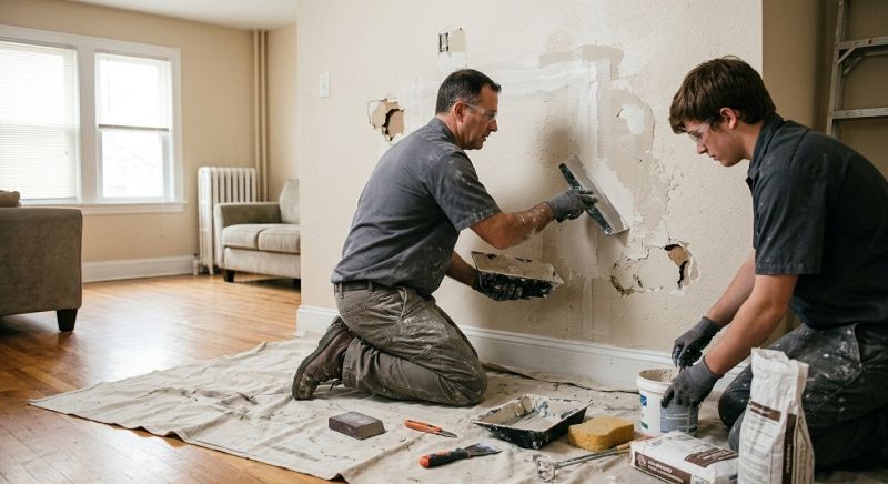 Common Causes Of Drywall Cracks And Holes