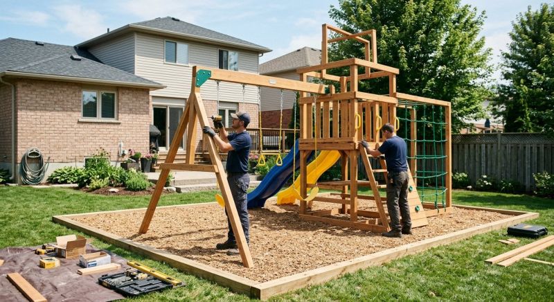 Safety Considerations For Backyard Playground Installation